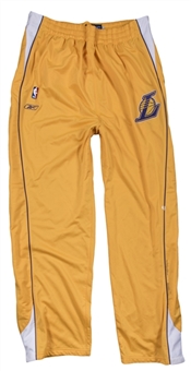 Kareem Abdul-Jabbar Game Issued Los Angeles Lakers Warm Up Pants (Abdul-Jabbar LOA)